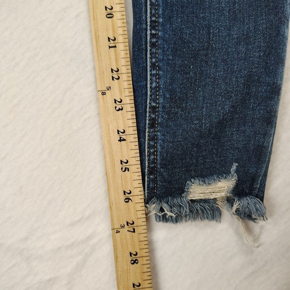 KanCan Fiora Skinny Jeans Womens 7/27 Distressed Raw Hem - Picture 9 of 9